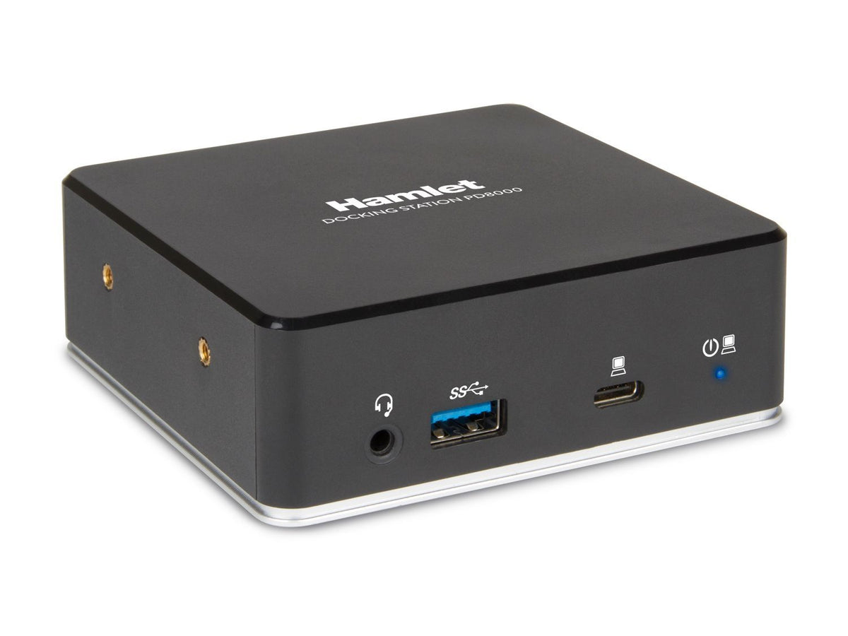 Hamlet HDKC-PD8000 replicatore di porte e docking station per laptop Cablato USB 3.2 Gen 1 (3.1 Gen 1) Type-C Nero [HDKC-PD8000]