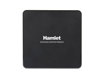 Hamlet HDKC-PD8000 replicatore di porte e docking station per laptop Cablato USB 3.2 Gen 1 (3.1 Gen 1) Type-C Nero [HDKC-PD8000]