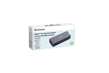 Verbatim CDS-15SSD Cablato USB 3.2 Gen 1 (3.1 Gen 1) Type-C Nero, Grigio [32174]