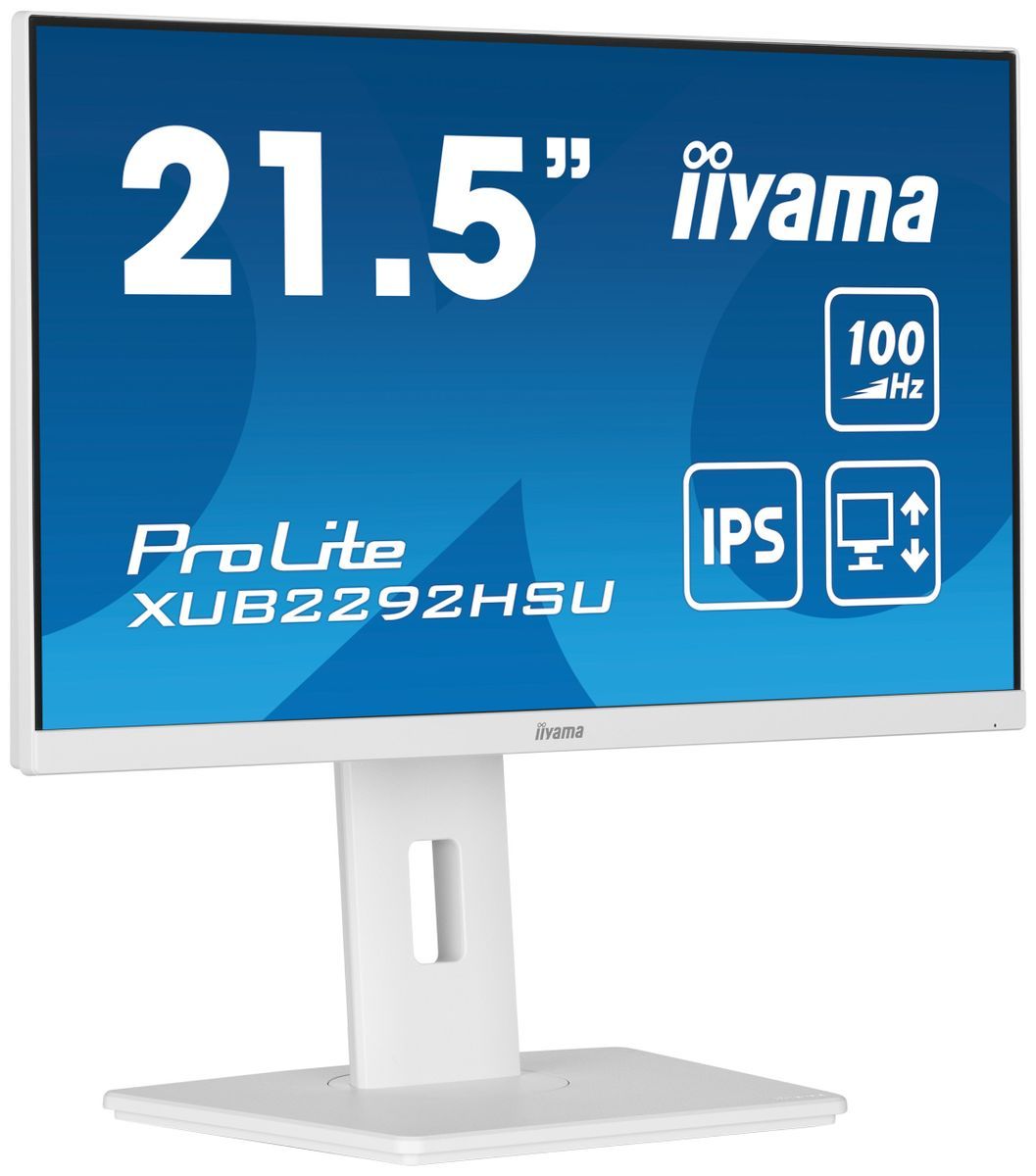 iiyama ProLite XUB2292HSU-W6 Monitor PC 54,6 cm (21.5") 1920 x 1080 Pixel Full HD LED Bianco [XUB2292HSU-W6]