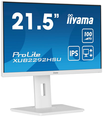 iiyama ProLite XUB2292HSU-W6 Monitor PC 54,6 cm (21.5") 1920 x 1080 Pixel Full HD LED Bianco [XUB2292HSU-W6]