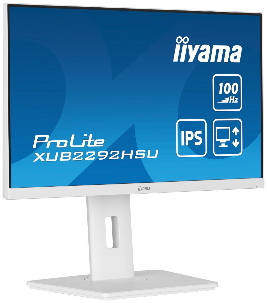 iiyama ProLite XUB2292HSU-W6 Monitor PC 54,6 cm (21.5") 1920 x 1080 Pixel Full HD LED Bianco [XUB2292HSU-W6]