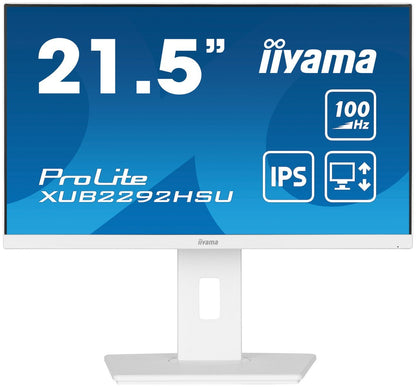 iiyama ProLite XUB2292HSU-W6 Monitor PC 54,6 cm (21.5") 1920 x 1080 Pixel Full HD LED Bianco [XUB2292HSU-W6]