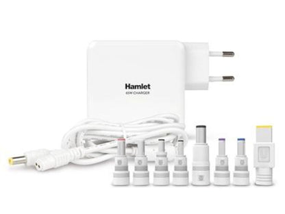Hamlet Notebook Charger alimentatore universale da 65w per notebook e dispositivi mobili [XPWNB65U]