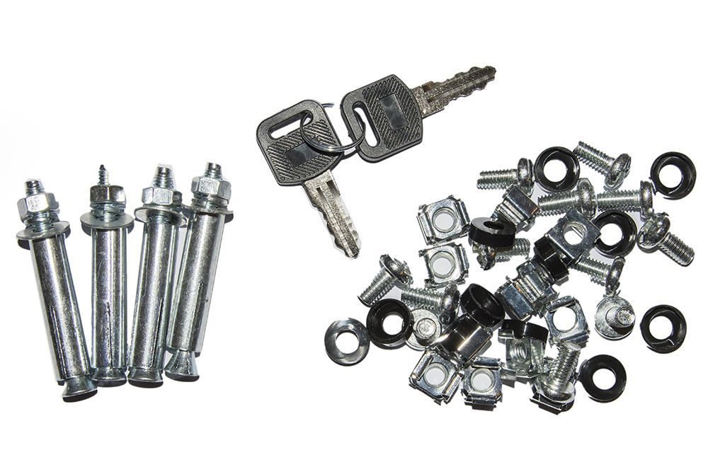 QUADRO A PARETE 19 MONTATO SERIE WALL PRO 15U [FRA18006]