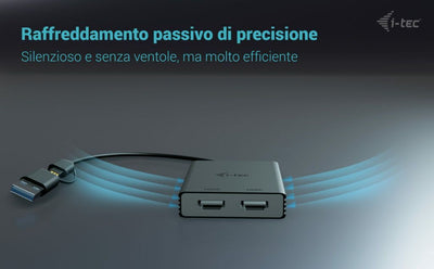 i-tec USB-A/USB-C Dual 4K/60 Hz HDMI Video Adapter [CADUAL4KHDMI]