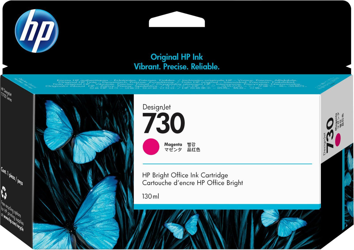 HP Cartuccia di inchiostro magenta DesignJet 730 da 130 ml [P2V63A]