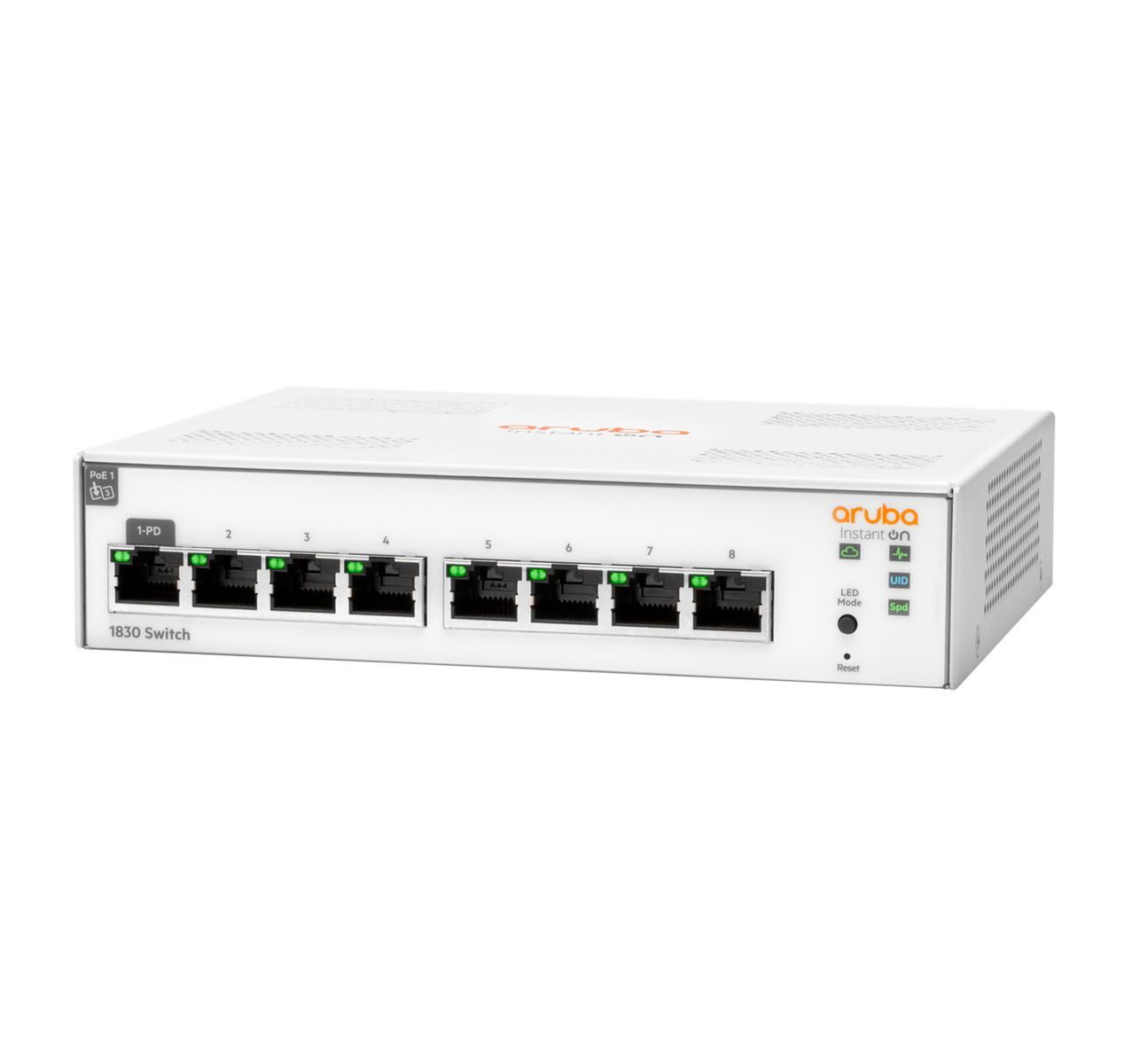 HPE Aruba Networking Aruba Instant On 1830 8G Gestito L2 Gigabit Ethernet (10/100/1000) [JL810A#ABB]