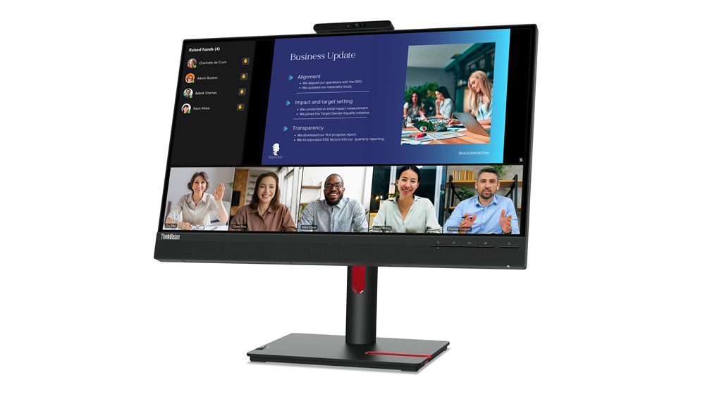 Lenovo ThinkVision T24v-30 LED display 60,5 cm (23.8") 1920 x 1080 Pixel Full HD Nero [63D8MAT3EU]