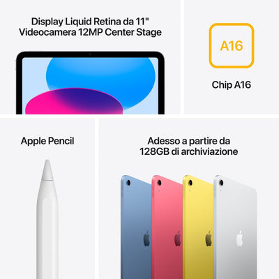 Apple iPad 11'' Wi-Fi 128GB Rosa [MD4E4TY/A]
