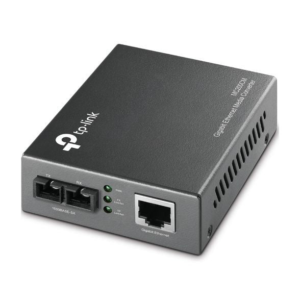TP-Link Omada MC200CM convertitore multimediale di rete 1000 Mbit/s 850 nm Modalità multipla Nero [MC200CM]