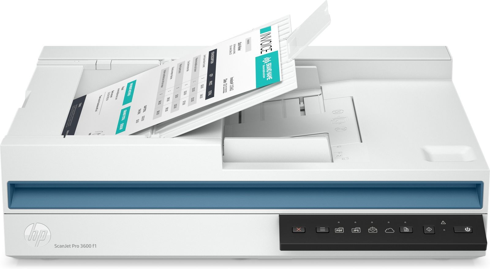 HP Scanjet Pro 3600 f1 Scanner a piano e ADF 1200 x 1200 DPI A4 Bianco [20G06A#B19]
