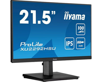 iiyama ProLite XU2292HSU-B6 Monitor PC 54,6 cm (21.5") 1920 x 1080 Pixel Full HD LED Nero [XU2292HSU-B6]