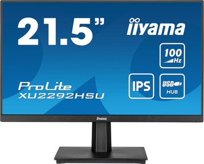 iiyama ProLite XU2292HSU-B6 Monitor PC 54,6 cm (21.5") 1920 x 1080 Pixel Full HD LED Nero [XU2292HSU-B6]