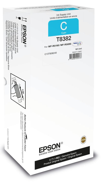 Epson Cyan XL Ink Supply Unit [C13T838240]