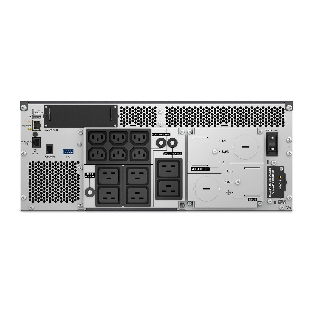 APC Smart-UPS Ultra On-Line Li-Ion SRTL8KRM4UI, 8KW, 4U Rack/Tower, 6xC13 & 6xC19, NMC [SRTL8KRM4UI]