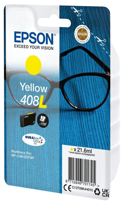 Epson Inchiostro giallo singolo DURABrite Ultra Occhiali 408L [C13T09K44010]