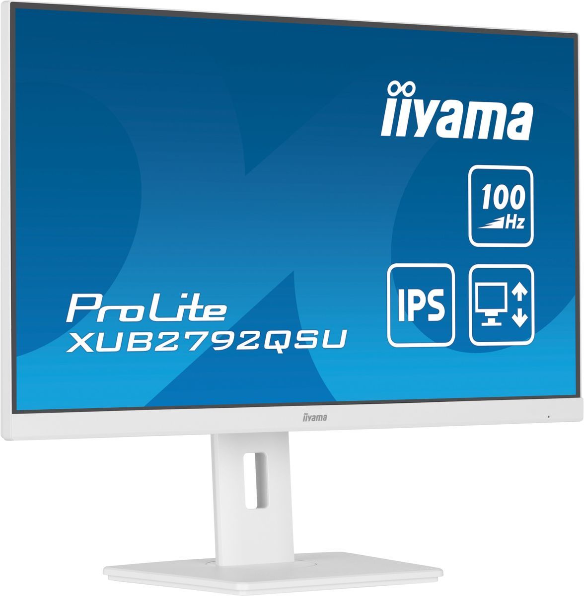 iiyama ProLite XUB2792QSU-W6 Monitor PC 68,6 cm (27") 2560 x 1440 Pixel Wide Quad HD LED Bianco [XUB2792QSU-W6]