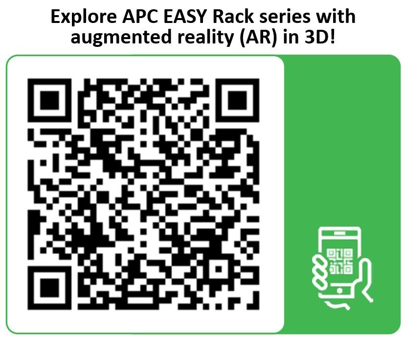 APC Easy Rack 24U Rack indipendenti Nero [ER6422]