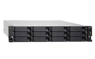 QNAP TL-R1200C-RP contenitore di unità di archiviazione Box esterno HDD/SSD Nero, Grigio 2.5/3.5" [TL-R1200C-RP]