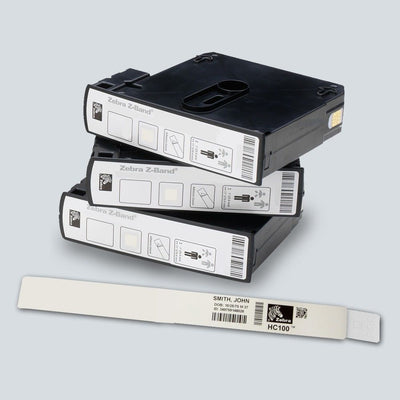Zebra Z-Band Direct Wristband Bianco [10006995K]
