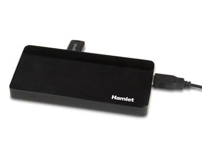 Hamlet XHUB70036 hub di interfaccia USB 3.2 Gen 1 (3.1 Gen 1) Type-B 5000 Mbit/s Nero [XHUB70036]