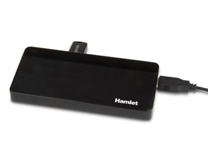 Hamlet XHUB70036 hub di interfaccia USB 3.2 Gen 1 (3.1 Gen 1) Type-B 5000 Mbit/s Nero [XHUB70036]