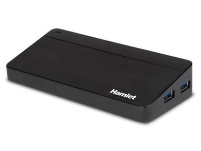 Hamlet XHUB70036 hub di interfaccia USB 3.2 Gen 1 (3.1 Gen 1) Type-B 5000 Mbit/s Nero [XHUB70036]