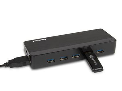 Hamlet XHUB70036 hub di interfaccia USB 3.2 Gen 1 (3.1 Gen 1) Type-B 5000 Mbit/s Nero [XHUB70036]