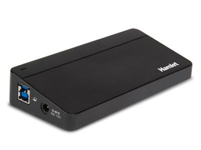 Hamlet XHUB70036 hub di interfaccia USB 3.2 Gen 1 (3.1 Gen 1) Type-B 5000 Mbit/s Nero [XHUB70036]