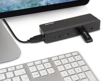 Hamlet XHUB70036 hub di interfaccia USB 3.2 Gen 1 (3.1 Gen 1) Type-B 5000 Mbit/s Nero [XHUB70036]