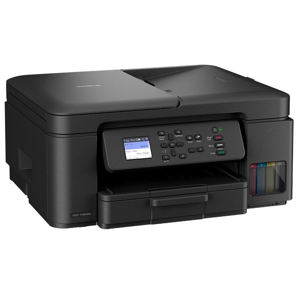 BROTHER MULTIFUNZIONE INK A4 COLORE, 16PPM, FRONTE/RETRO, ADF, USB/WIFI, 3 IN 1, TANK [DCPT780DW]