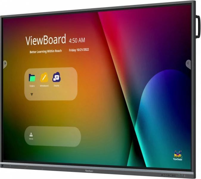 Viewsonic IFP8650-5F lavagna interattiva 2,18 m (86") 3840 x 2160 Pixel Touch screen Nero HDMI [IFP8650-5F]