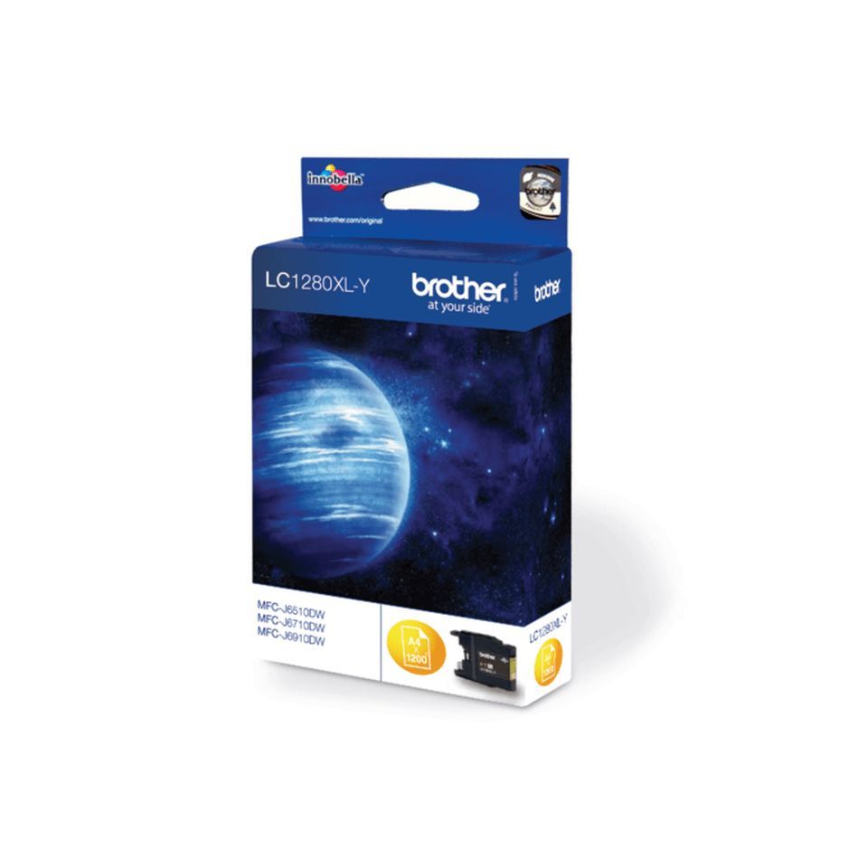 Brother LC1280XLY cartuccia d'inchiostro 1 pz Originale Resa elevata (XL) Giallo [LC1280XLY]