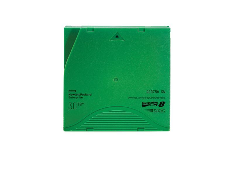 HPE LTO-8 Ultrium 30TB RW Data Cartridge Nastro dati vuoto 12 TB 1,26 cm [Q2078A]
