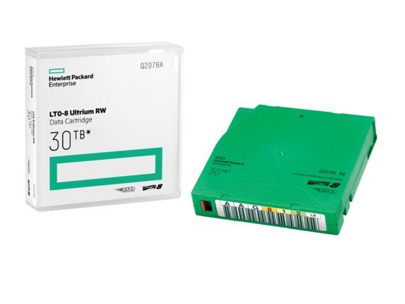 HPE LTO-8 Ultrium 30TB RW Data Cartridge Nastro dati vuoto 12 TB 1,26 cm [Q2078A]