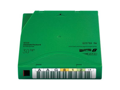 HPE LTO-8 Ultrium 30TB RW Data Cartridge Nastro dati vuoto 12 TB 1,26 cm [Q2078A]
