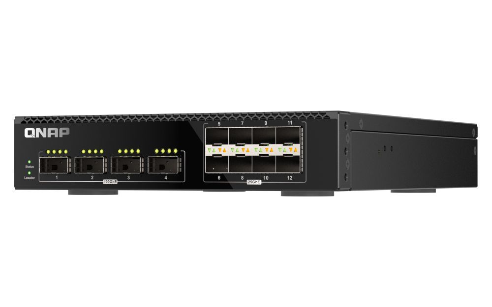 QNAP QSW-M7308R-4X switch di rete Gestito L3 1U Nero [QSW-M7308R-4X]
