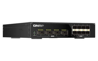 QNAP QSW-M7308R-4X switch di rete Gestito L3 1U Nero [QSW-M7308R-4X]