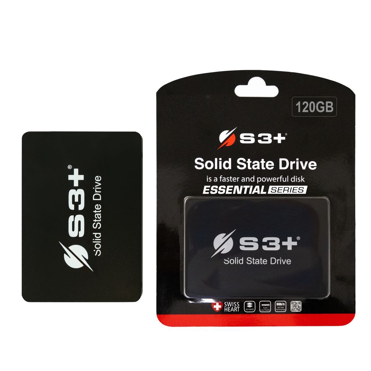 S3Plus Technologies S3SSDC256 unità esterna a stato solido 256 GB Nero [S3SSDC256] - ITPartners