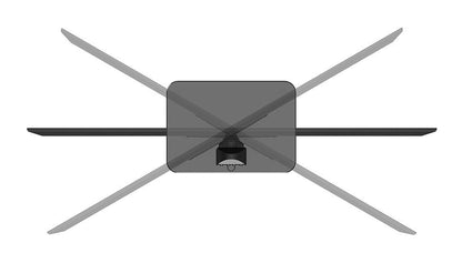 Neomounts DS45-430BL12 Supporto da tavolo per TV 23-43"- girevole [DS45-430BL12]