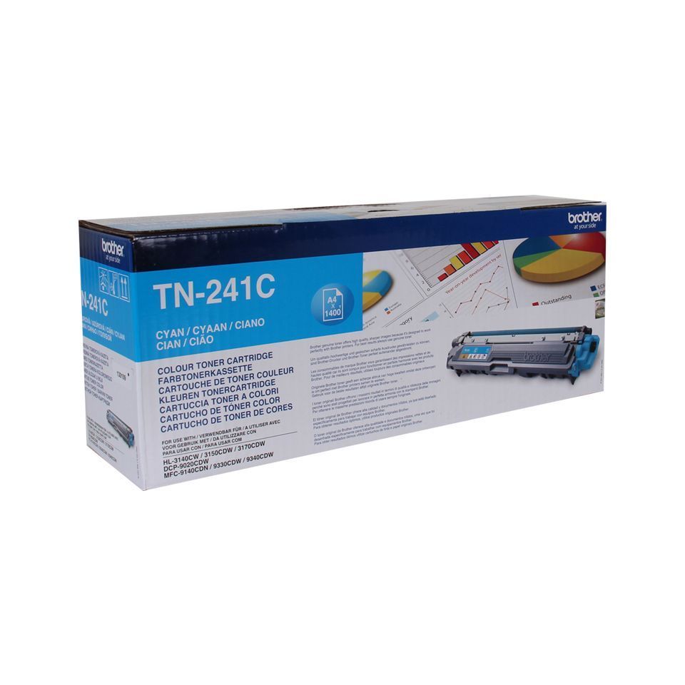 Brother TN-241C cartuccia toner 1 pz Originale Ciano [TN241C]