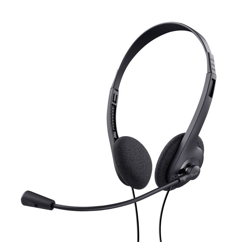 Trust 24659 cuffia e auricolare Cablato A Padiglione Musica e Chiamate Nero [24659]