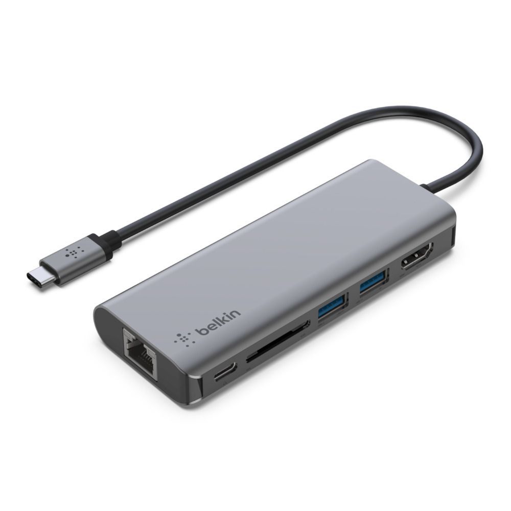 Belkin HUB MULTIMEDIALE 6 IN 1 USB-C [AVC008BTSGY]