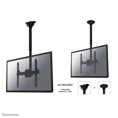 Neomounts NM-C440BLACK Supporto monitor/TV a soffitto 32-60" - alt. 56-91 cm [NM-C440BLACK]