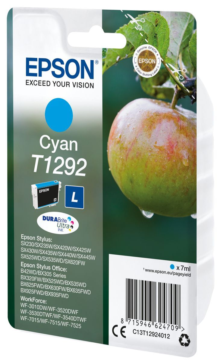 Epson Cartuccia Ciano [C13T12924012]