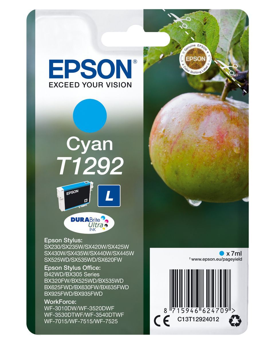 Epson Cartuccia Ciano [C13T12924012]