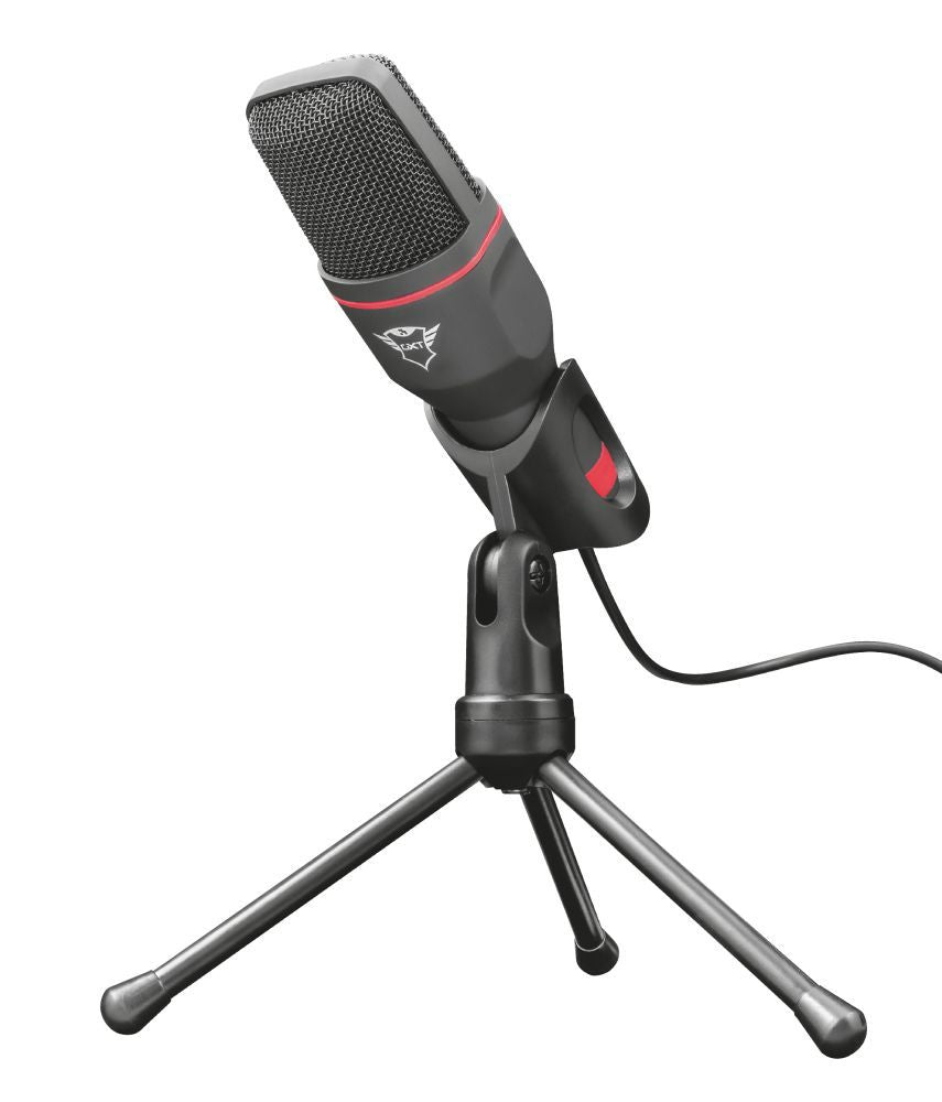 Trust GXT 212 Nero, Rosso Microfono per PC [23791]