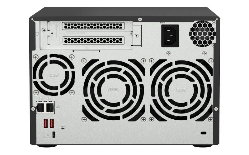 QNAP TS-673A NAS Tower Ryzen Embedded V1500B 8 GB DDR4 0 TB QNAP Turbo System Nero [TS-673A-8G]