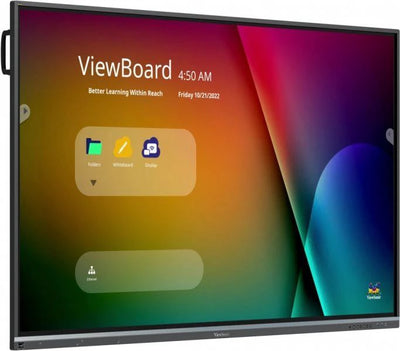 Viewsonic IFP7550-5F lavagna interattiva 190,5 cm (75") 3840 x 2160 Pixel Touch screen Nero HDMI [IFP7550-5F]